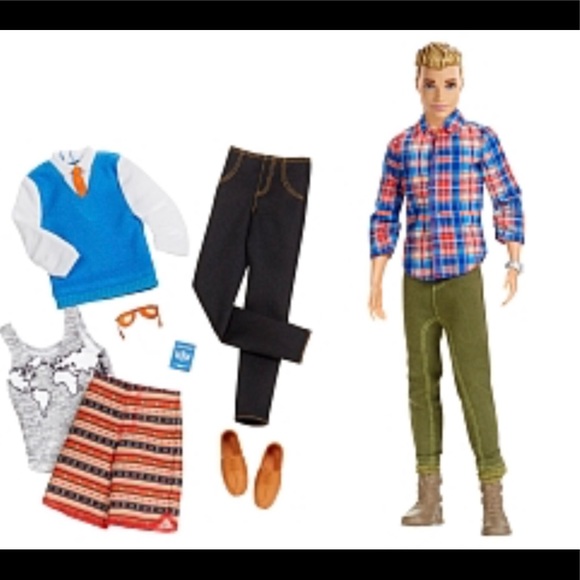 barbie pink passport ken